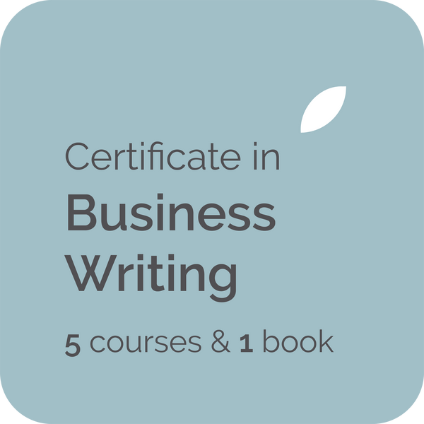 Online courses and elearning training and business writing book on how to write in plain, clear business English and global English for professional business writers in the UK, USA, India, Canada, NZ, Australia