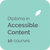 Contented Diploma in Accessible Content teaches how to write accessible content for WCAG 2 web accessibility guidelines and web accessibility standards suitable for government writers, technical writers and web content writers in the UK, USA, Australia, NZ and Canada